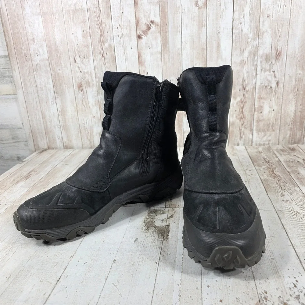 Merrell Thermo Overlook 2 Mid Waterproof Black Winter Boots J92025 Mens 10.5